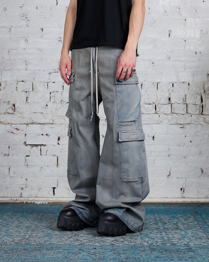 Rick Owens DRKSHDW Double Cargo Jumbo Bela Pant Sky