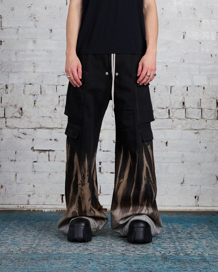 Rick Owens DRKSHDW Double Cargo Jumbo Bela Pant Sun Denim