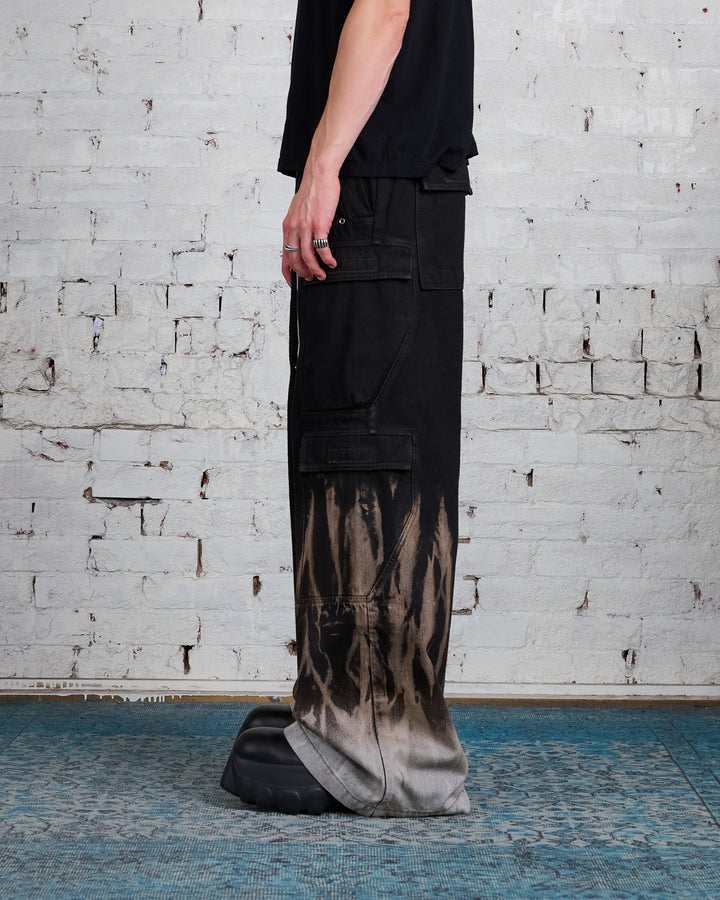 Rick Owens DRKSHDW Double Cargo Jumbo Bela Pant Sun Denim