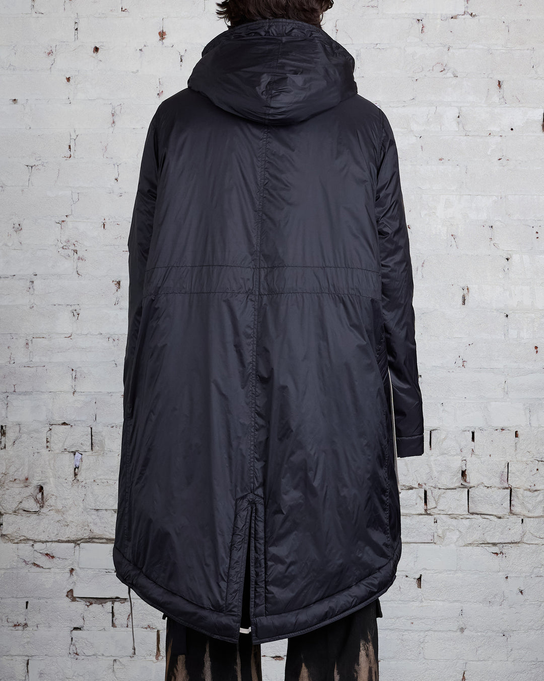 Rick Owens DRKSHDW Fishtail Parka Recycled Nylon Black