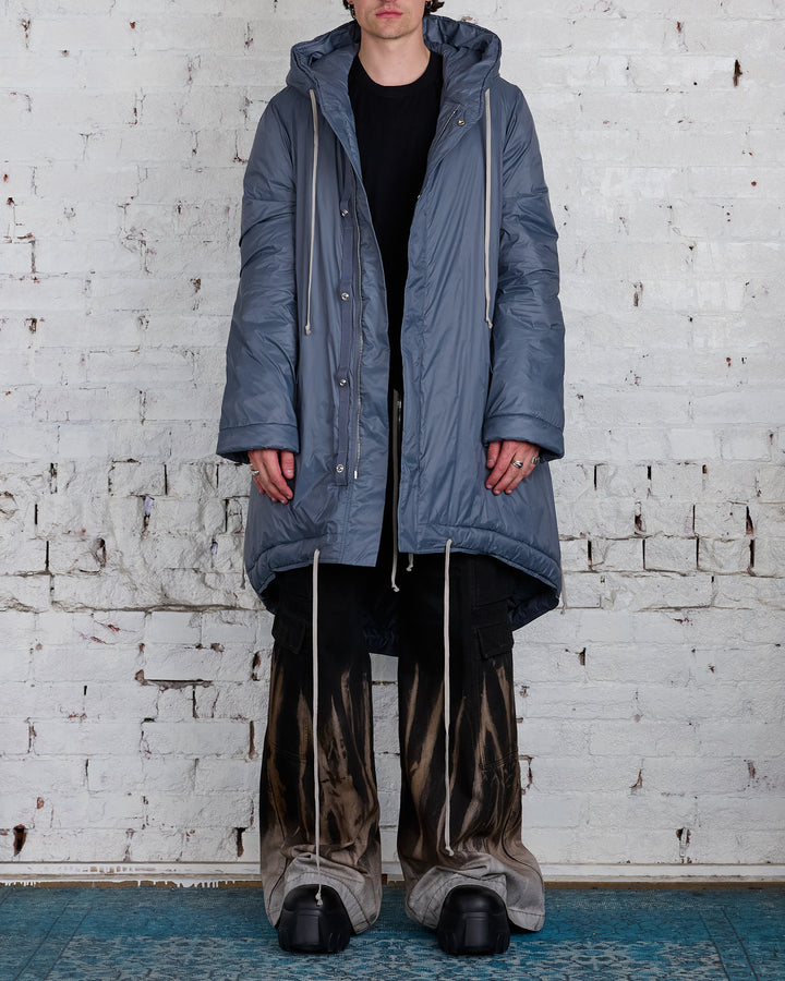 Rick Owens DRKSHDW Fishtail Parka Recycled Nylon Stone