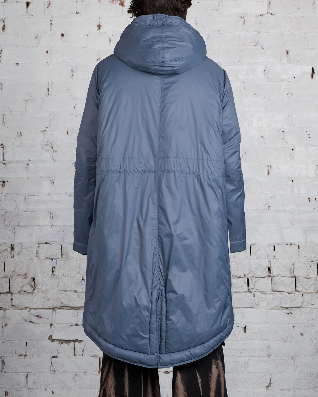 Rick Owens DRKSHDW Fishtail Parka Recycled Nylon Stone