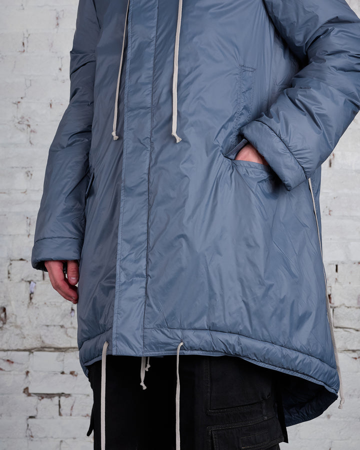 Rick Owens DRKSHDW Fishtail Parka Recycled Nylon Stone