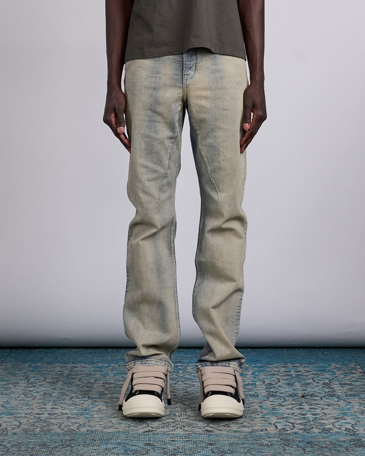 Rick Owens DRKSHDW Fog Cut 13oz Jean Mineral Pearl