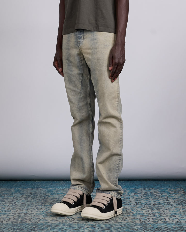 Rick Owens DRKSHDW Fog Cut 13oz Jean Mineral Pearl