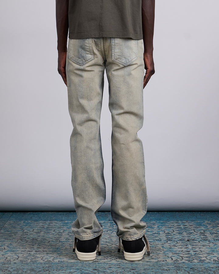Rick Owens DRKSHDW Fog Cut 13oz Jean Mineral Pearl