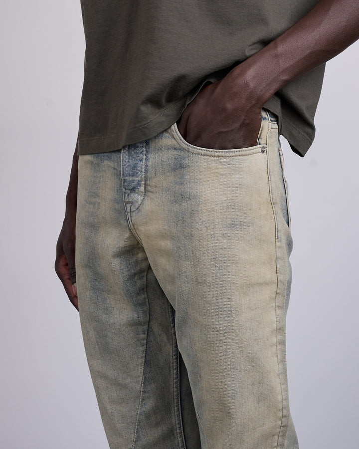 Rick Owens DRKSHDW Fog Cut 13oz Jean Mineral Pearl