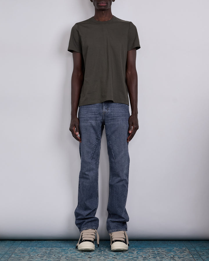Rick Owens DRKSHDW Fog Cut 13oz Jean Stone Wash Grey