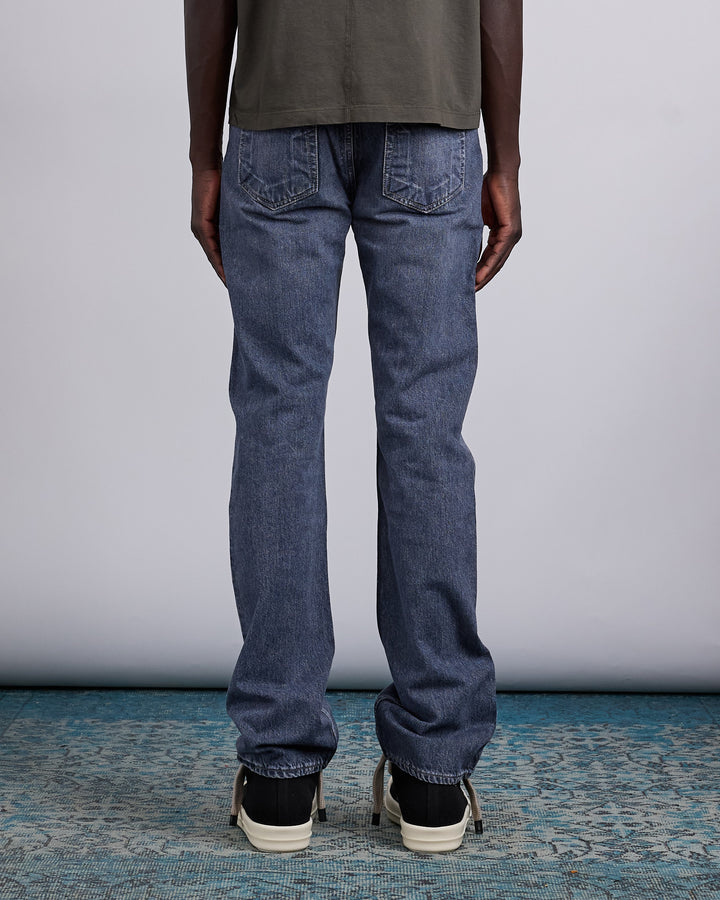 Rick Owens DRKSHDW Fog Cut 13oz Jean Stone Wash Grey