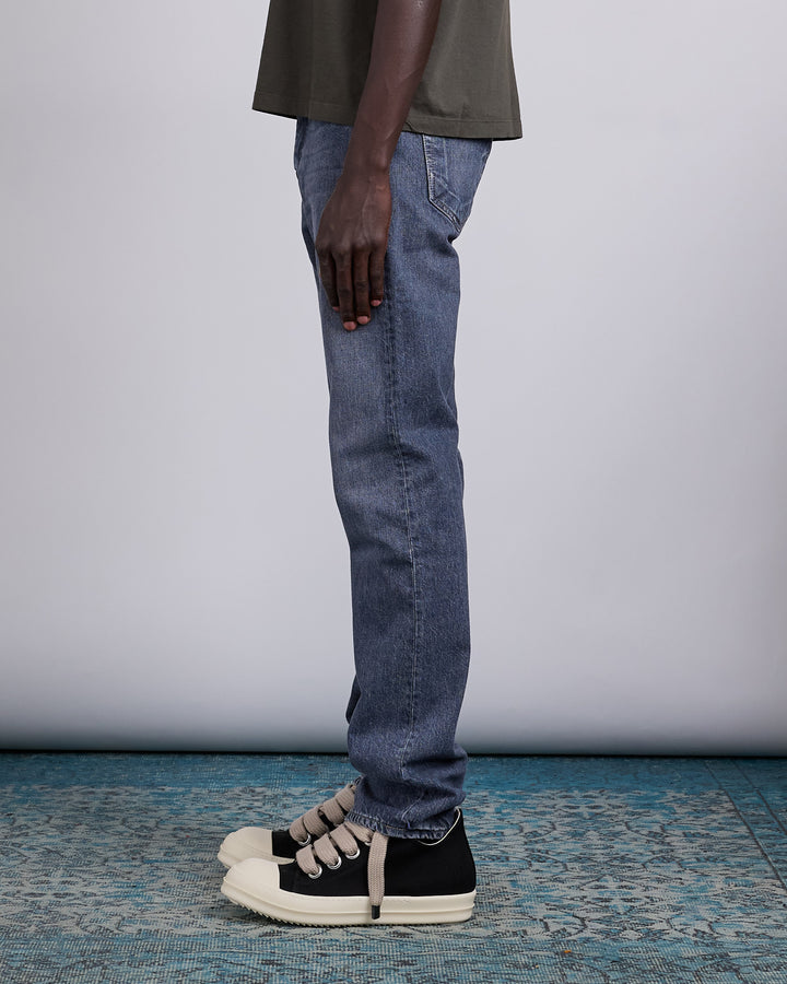 Rick Owens DRKSHDW Fog Cut 13oz Jean Stone Wash Grey