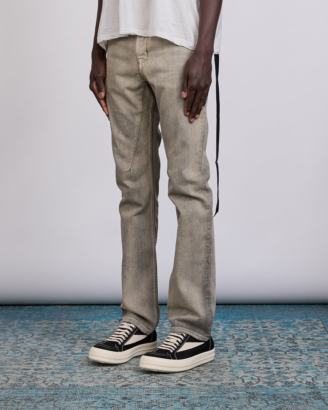 Rick Owens DRKSHDW Fog Cut Jean 13oz Mineral
