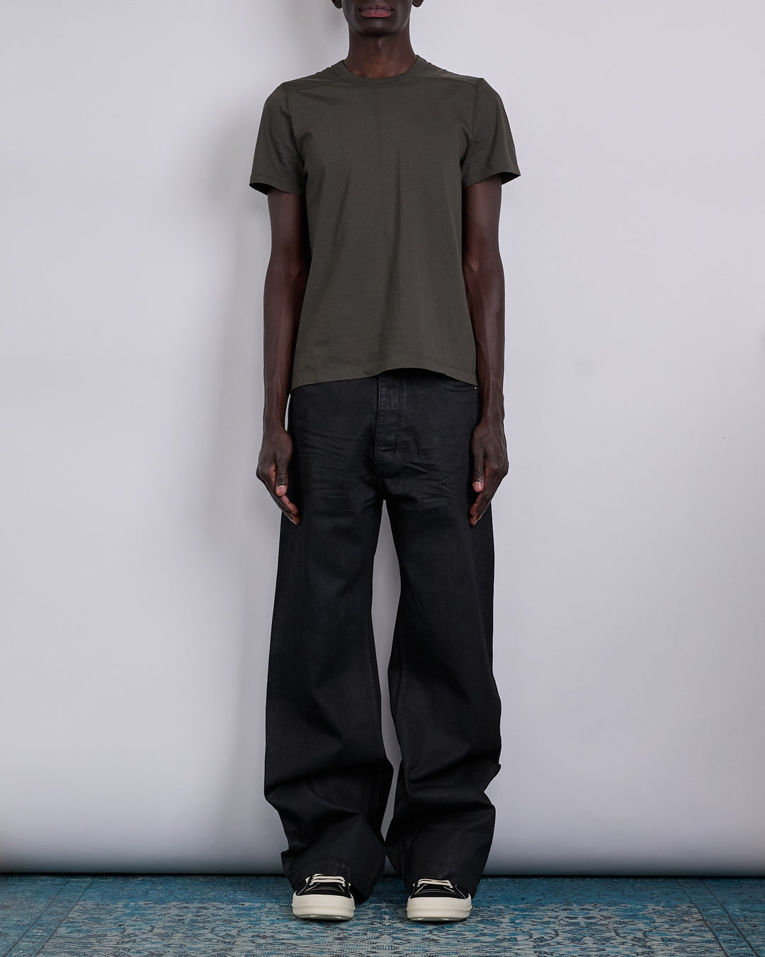 Rick Owens DRKSHDW Geth 13oz Jean Black Wax