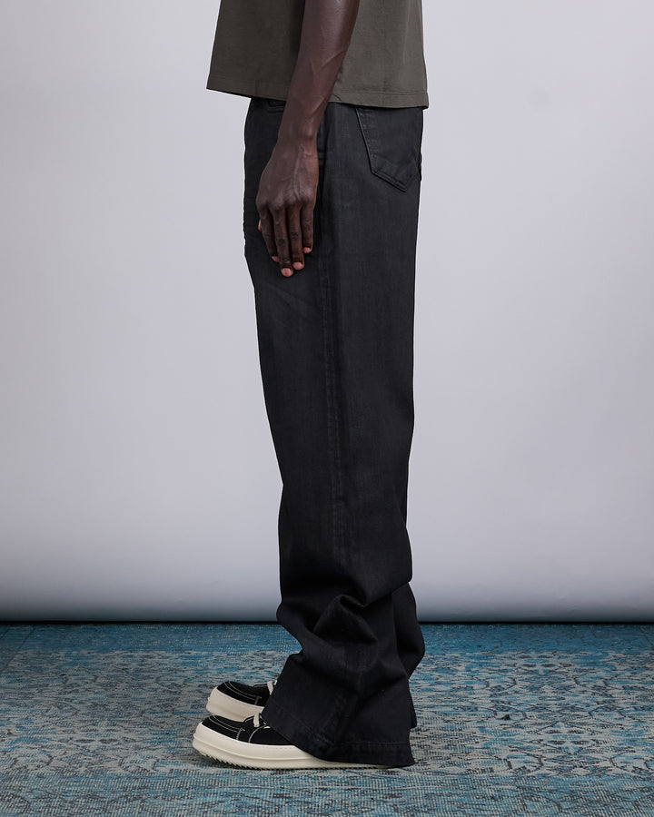Rick Owens DRKSHDW Geth 13oz Jean Black Wax