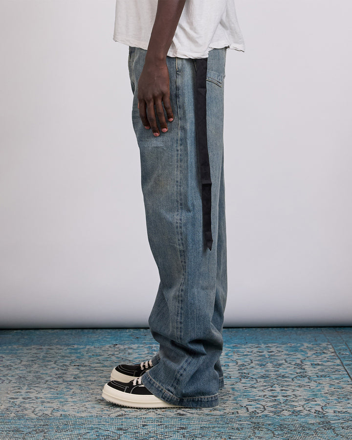 Rick Owens DRKSHDW Geth Jean 13oz Mineral Indigo
