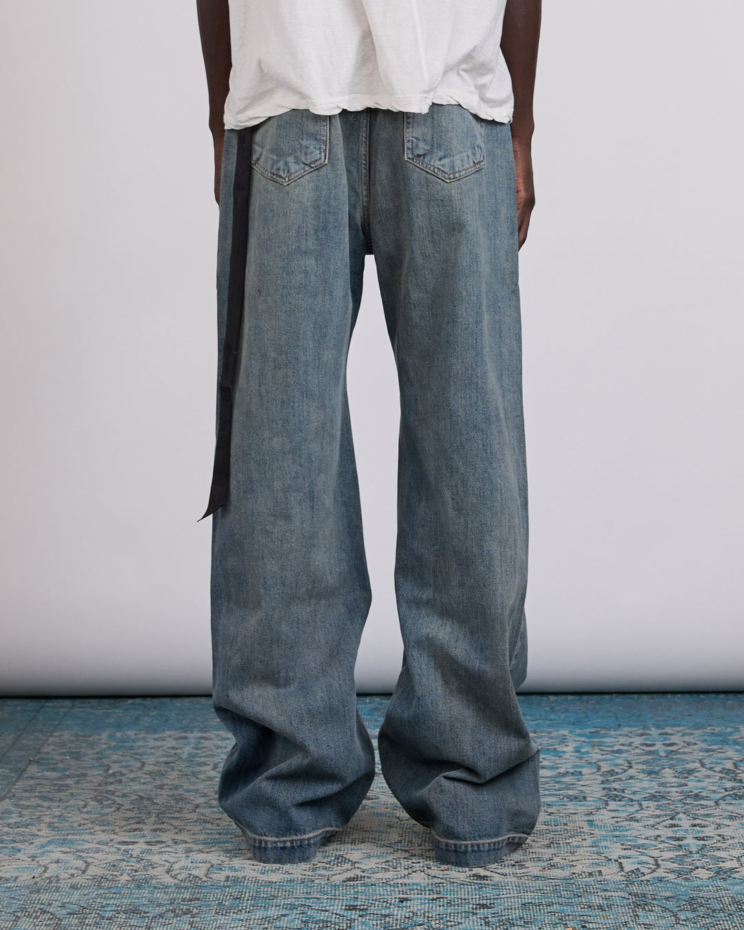 Rick Owens DRKSHDW Geth Jean 13oz Mineral Indigo