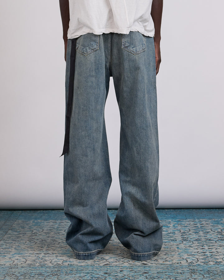 Rick Owens DRKSHDW Geth Jean 13oz Mineral Indigo
