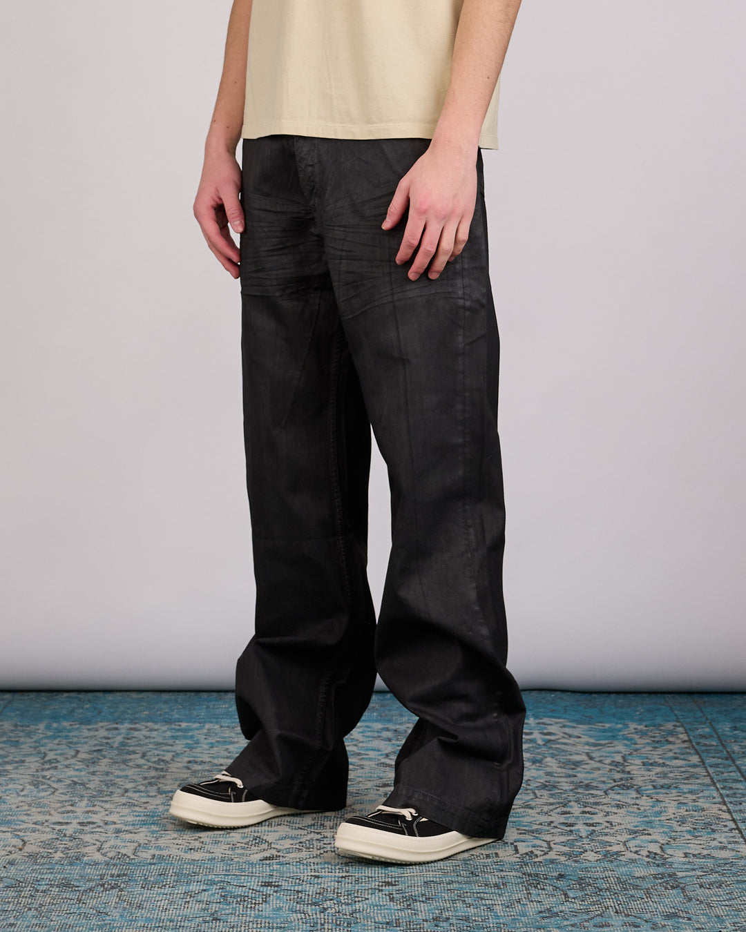 Rick Owens DRKSHDW Geth Jean 8oz Deep Black Denim