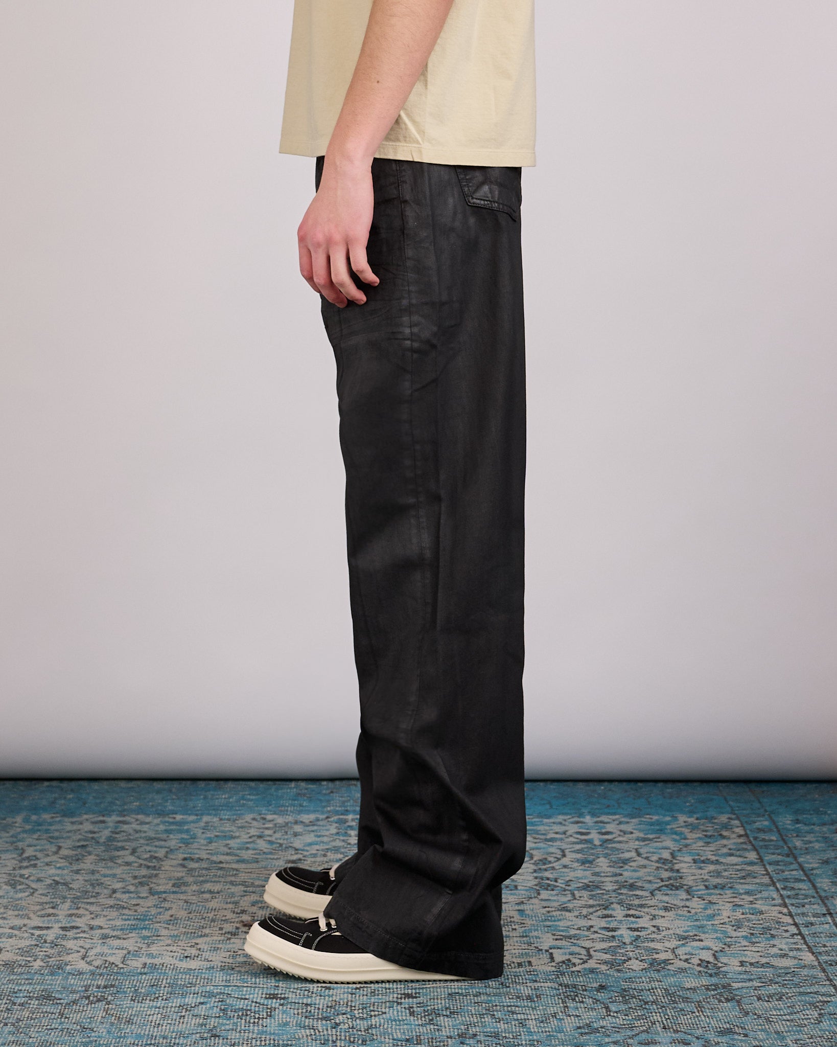 Rick Owens DRKSHDW Geth Jean 8oz Deep Black Denim – LESS 17