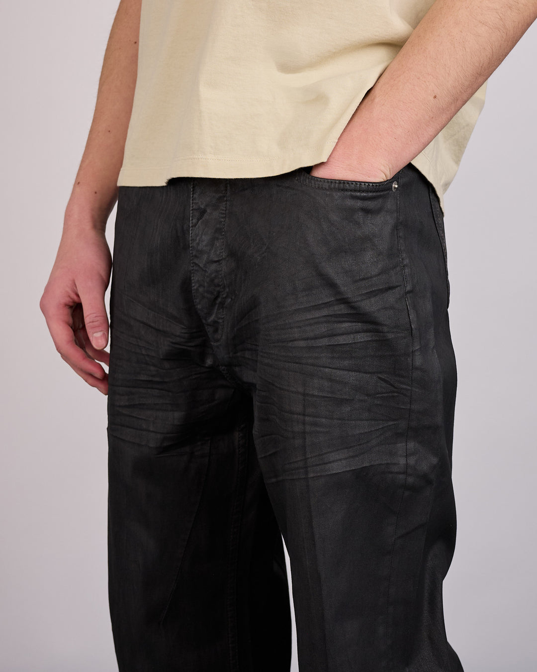 Rick Owens DRKSHDW Geth Jean 8oz Deep Black Denim