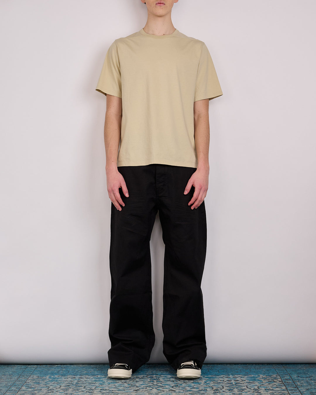 Rick Owens DRKSHDW Geth Jean Canvas Black