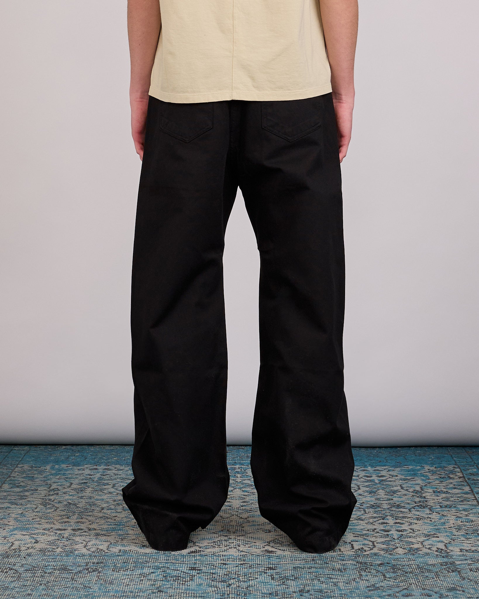 Rick Owens DRKSHDW Geth Jean Canvas Black – LESS 17