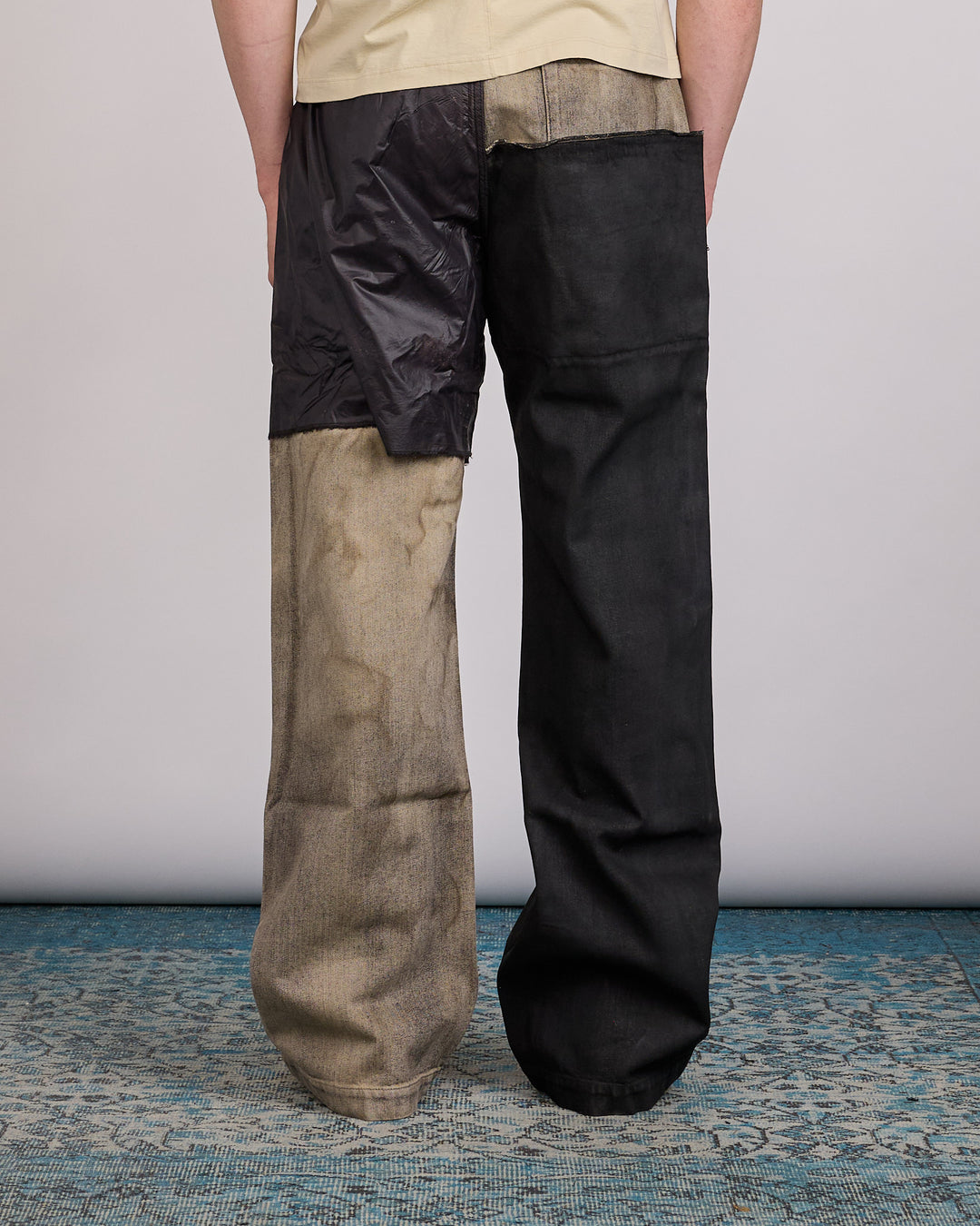 Rick Owens DRKSHDW Geth Jean Collage Dust Black