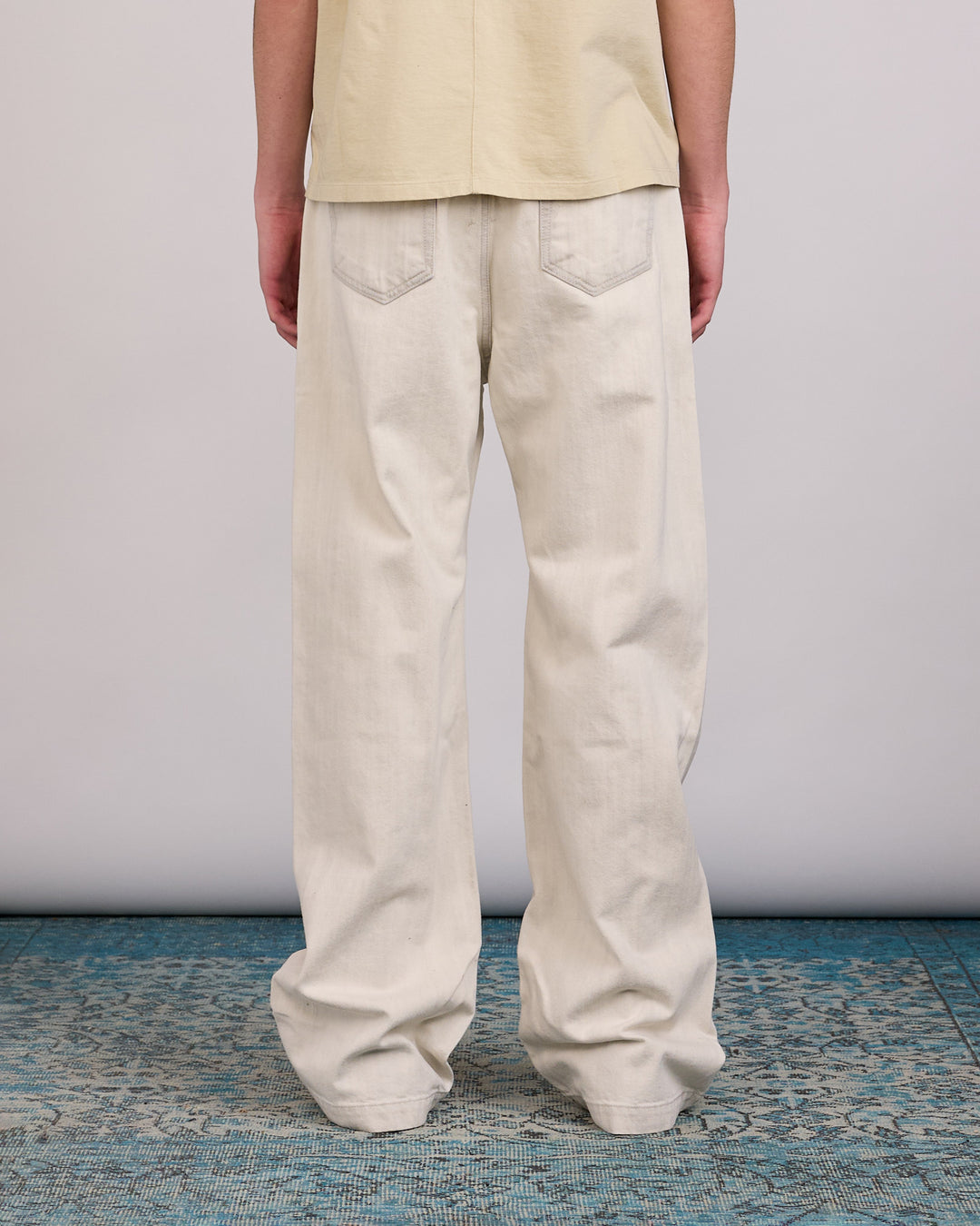 Rick Owens DRKSHDW Geth Jean Denim Milk Wash