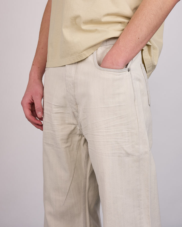 Rick Owens DRKSHDW Geth Jean Denim Milk Wash