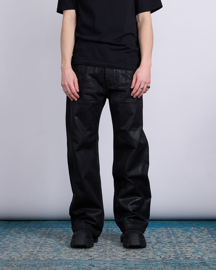 Rick Owens DRKSHDW Geth Jeans 13oz Foil Denim Black