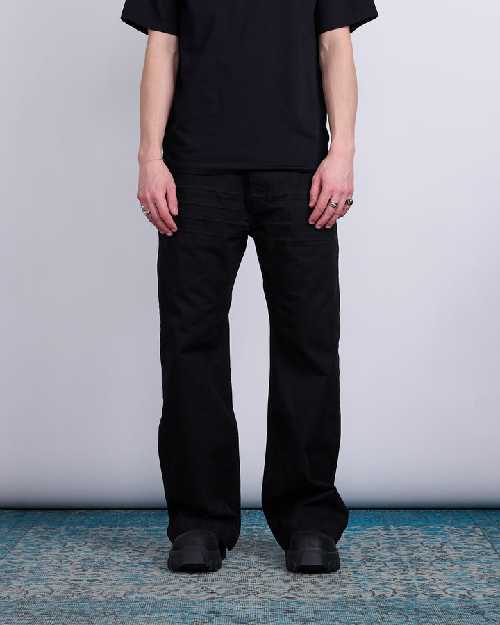 Rick Owens DRKSHDW Geth Jeans Cotton Canvas Black