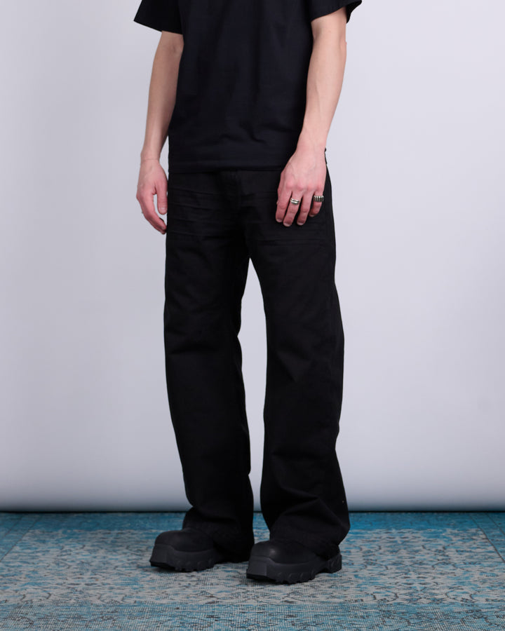 Rick Owens DRKSHDW Geth Jeans Cotton Canvas Black