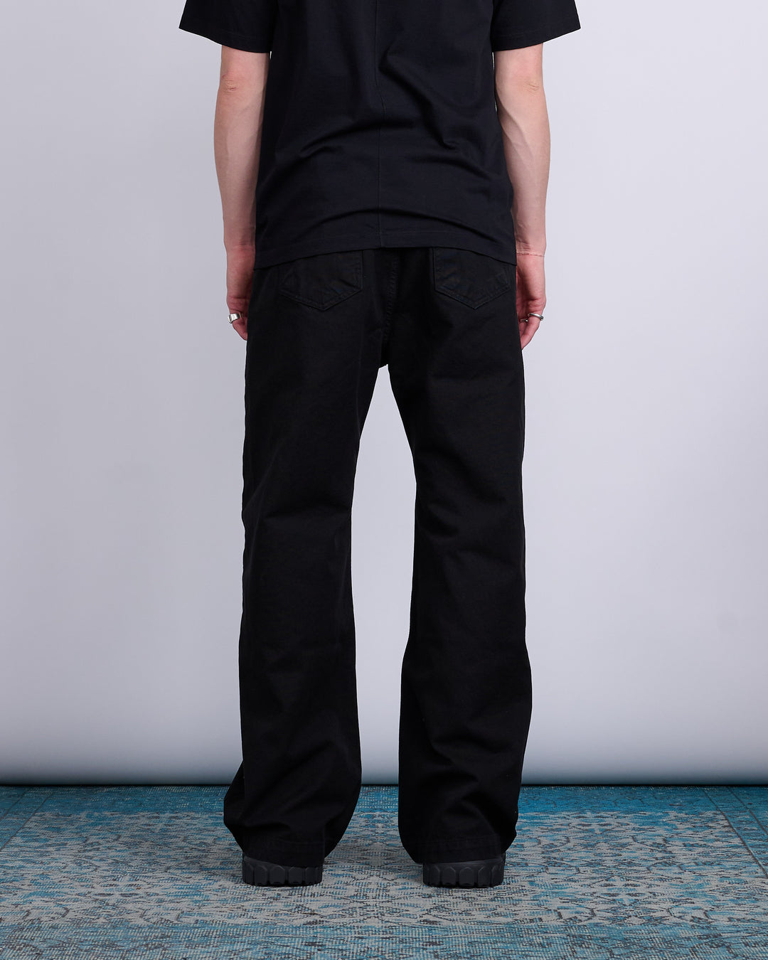 Rick Owens DRKSHDW Geth Jeans Cotton Canvas Black