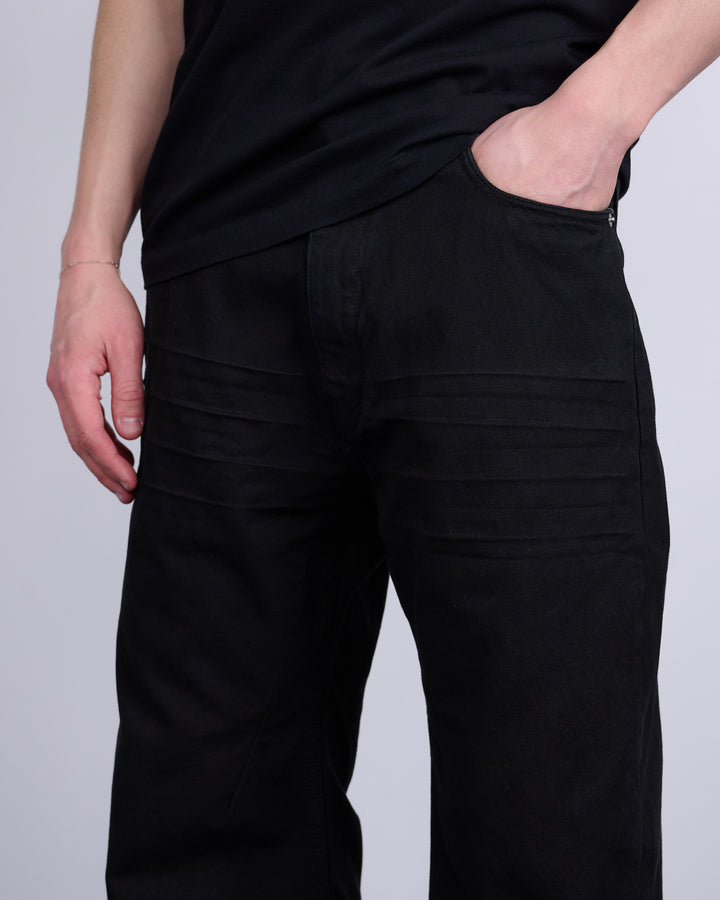 Rick Owens DRKSHDW Geth Jeans Cotton Canvas Black