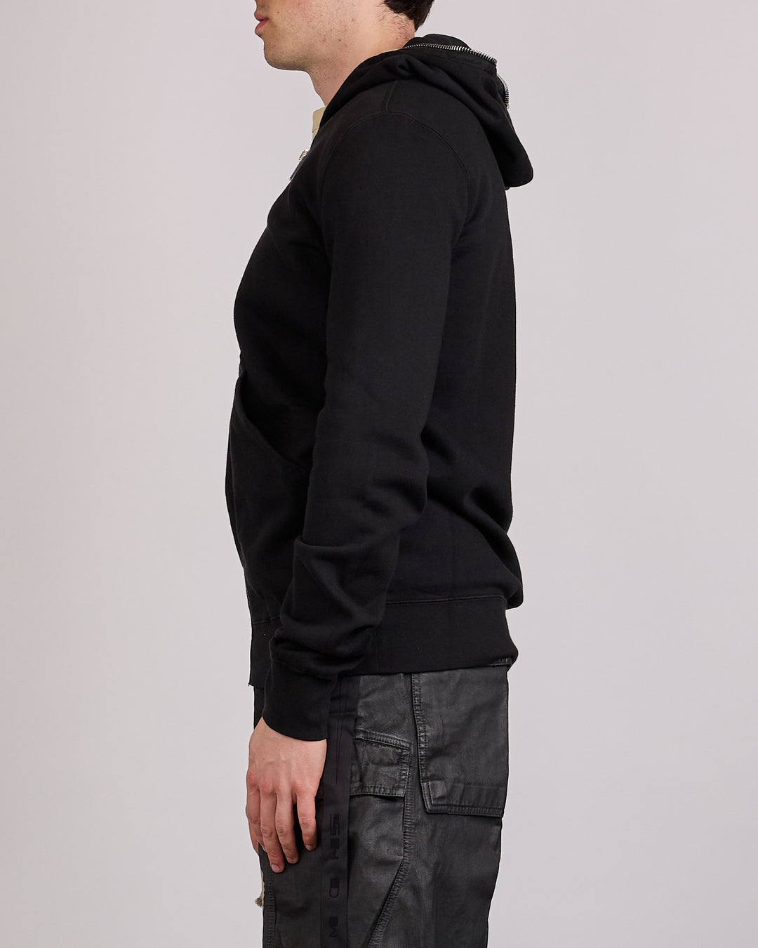 Rick Owens DRKSHDW Gimp Full-Zip Hoodie Felpa Black