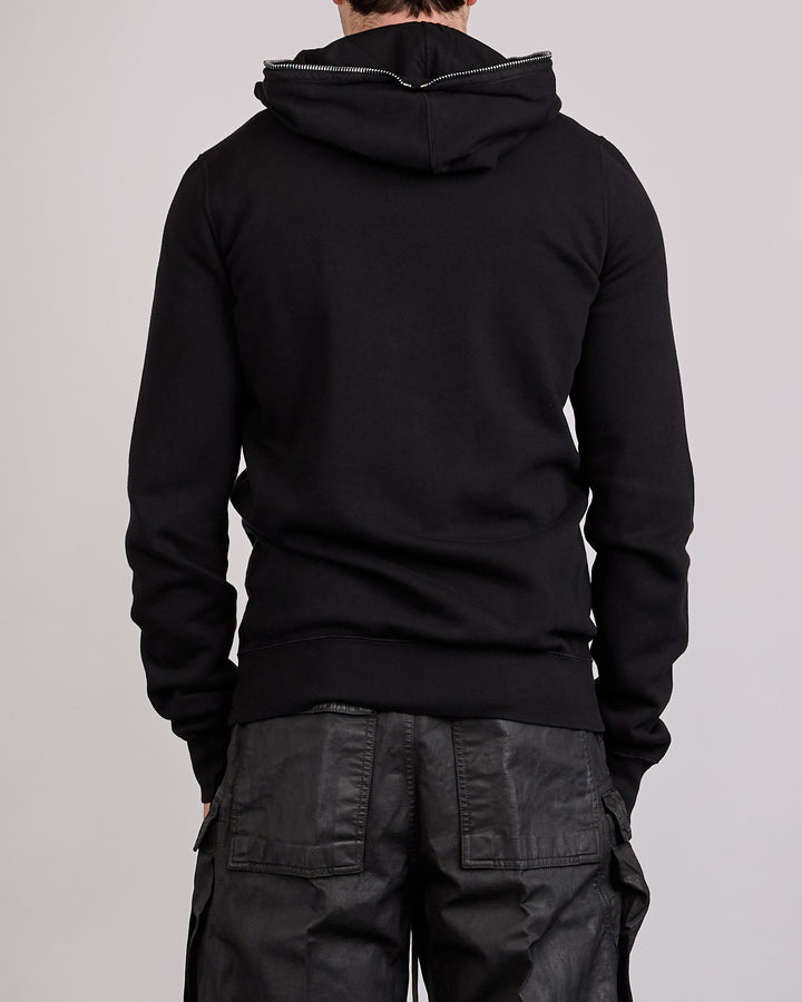 Rick Owens DRKSHDW Gimp Full-Zip Hoodie Felpa Black