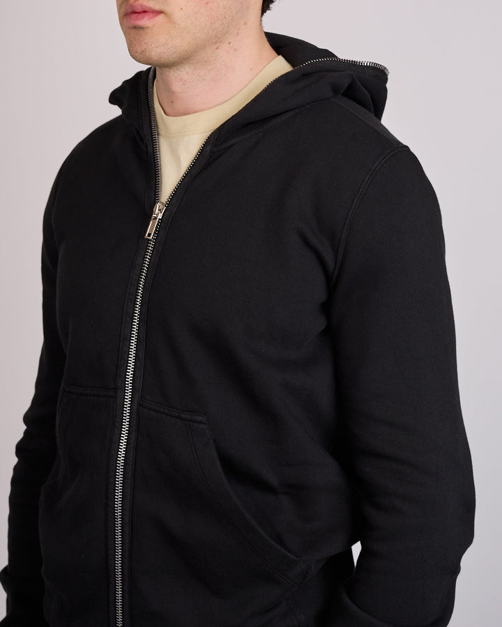 Rick Owens DRKSHDW Gimp Full-Zip Hoodie Felpa Black