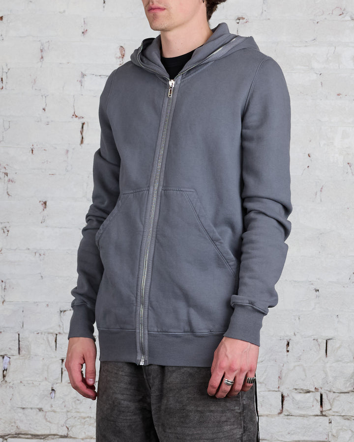 Rick Owens DRKSHDW Gimp Zip Hood Felpa Stone