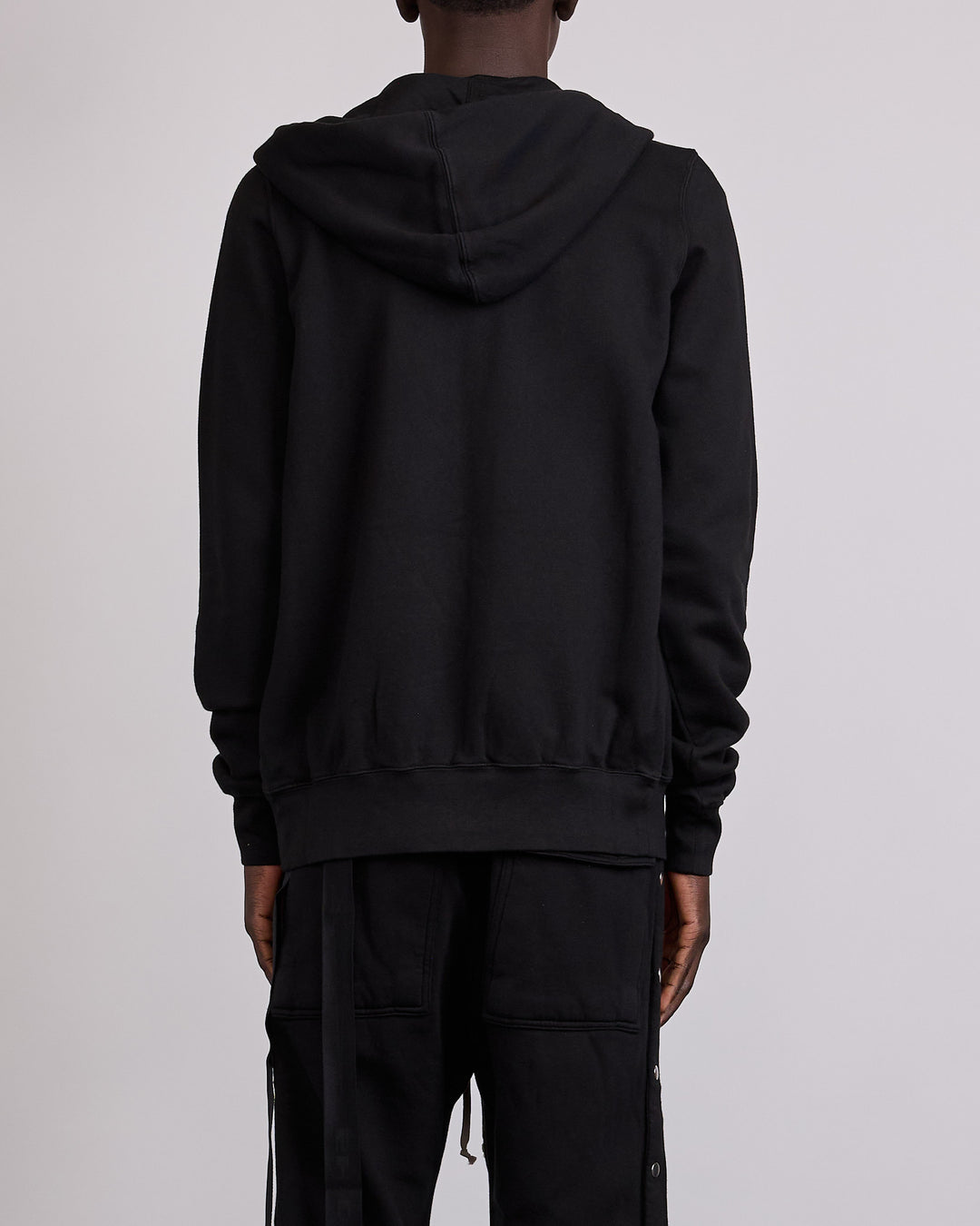 Rick Owens DRKSHDW Gimp Zip Hoodie Felpa Fleece Black