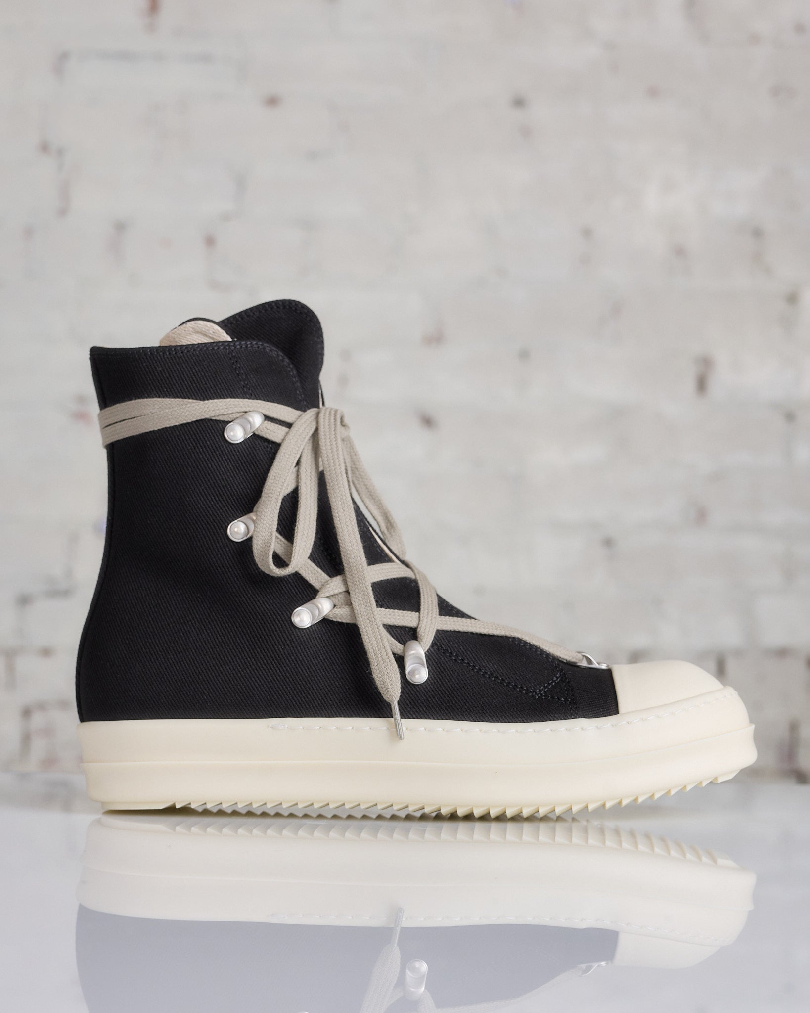 Rick Owens DRKSHDW Hexa Sneaks Black Milk – LESS 17