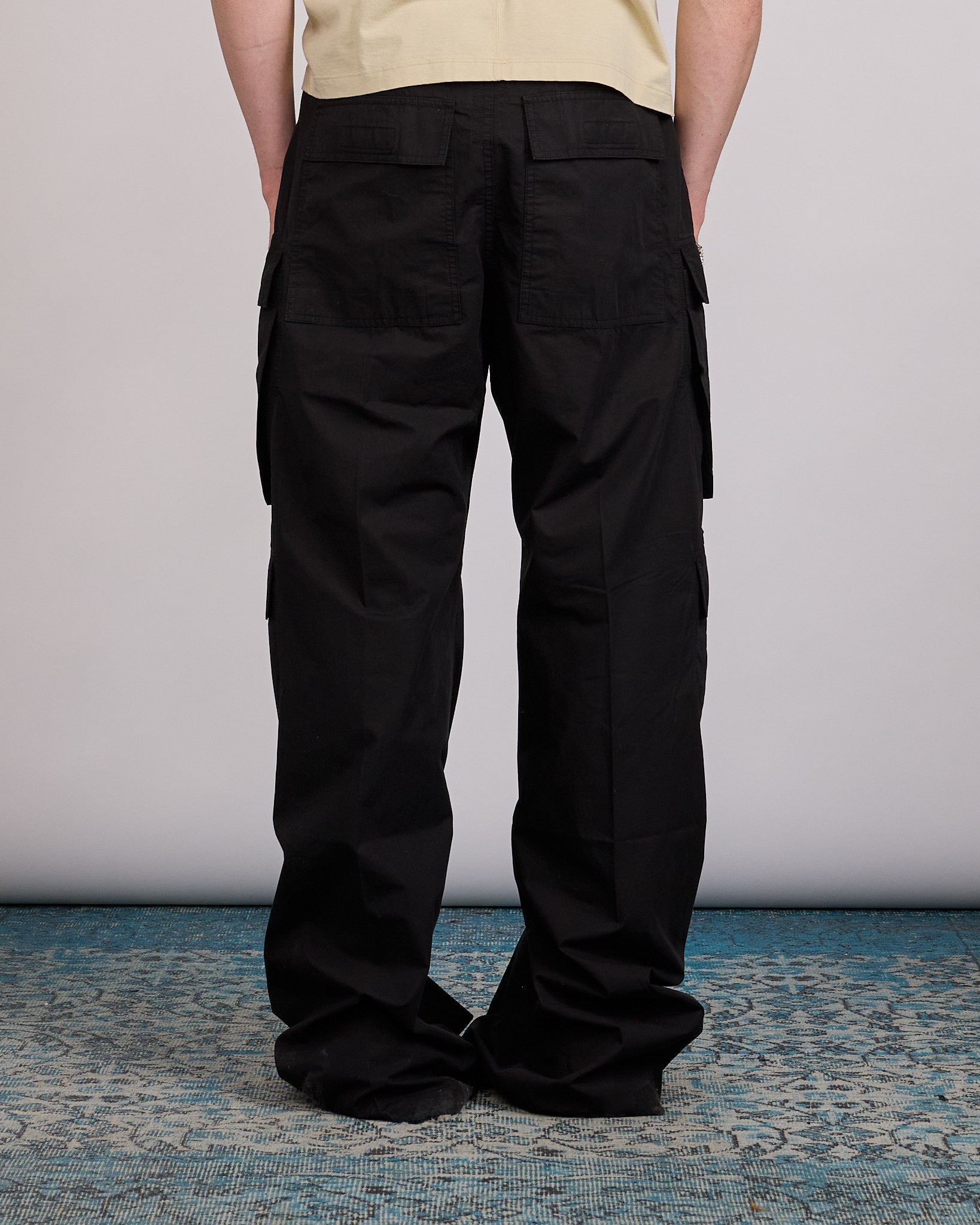 Rick Owens DRKSHDW Jumbo Cargo Bela Pant Ripstop Black – LESS 17