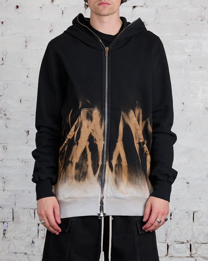 Rick Owens DRKSHDW Jumbo Gimp Zip Felpa Sun Terra