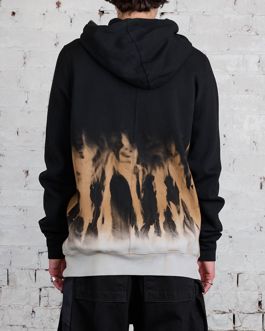 Rick Owens DRKSHDW Jumbo Gimp Zip Felpa Sun Terra