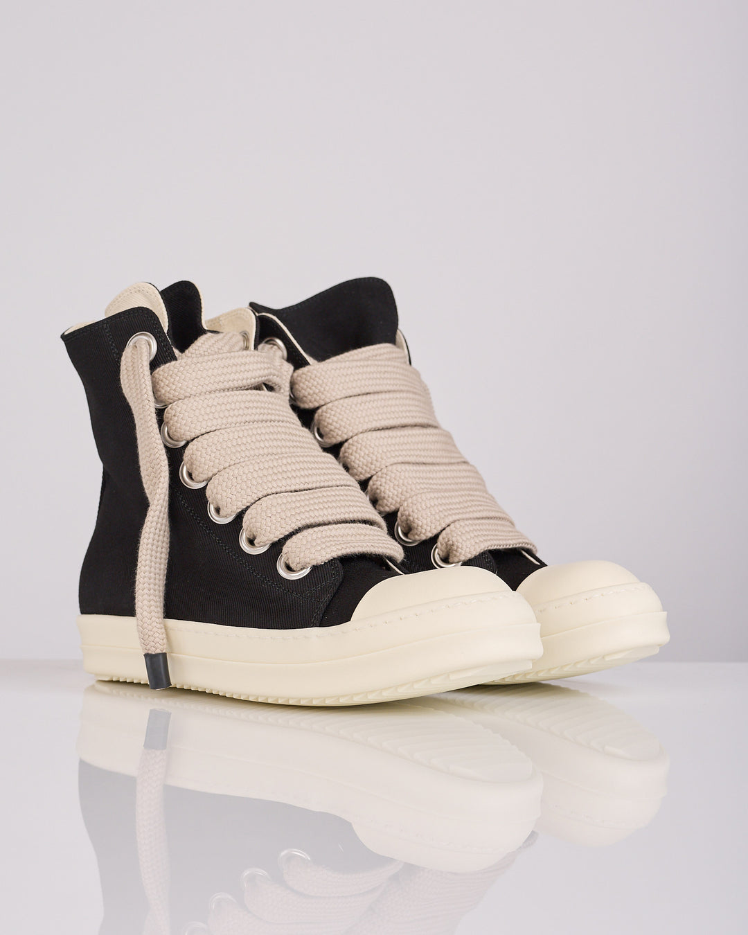 Rick Owens DRKSHDW Jumbolace High Sneak Denim Black Milk
