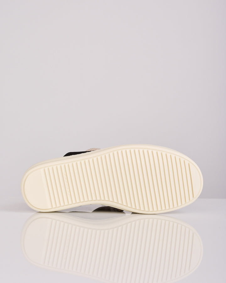 Rick Owens DRKSHDW Jumbolace Low Sneak Denim Black Milk
