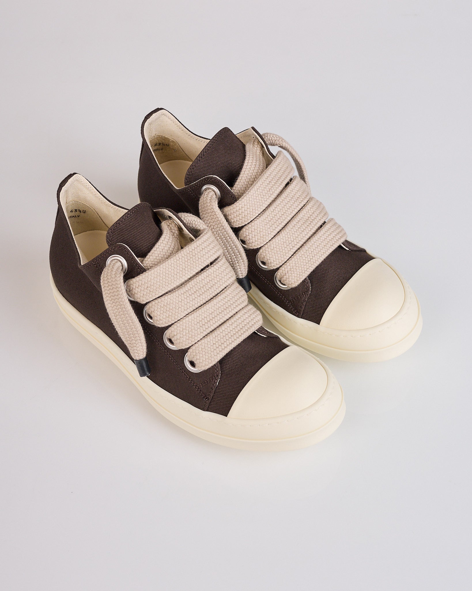 Rick Owens DRKSHDW Jumbolace Low Sneak Denim Dark Dust – LESS 17