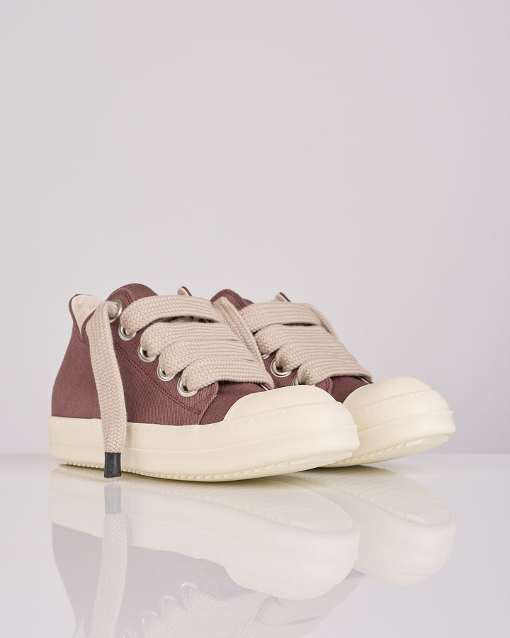 Rick Owens DRKSHDW Jumbolace Low Sneak Denim Grape