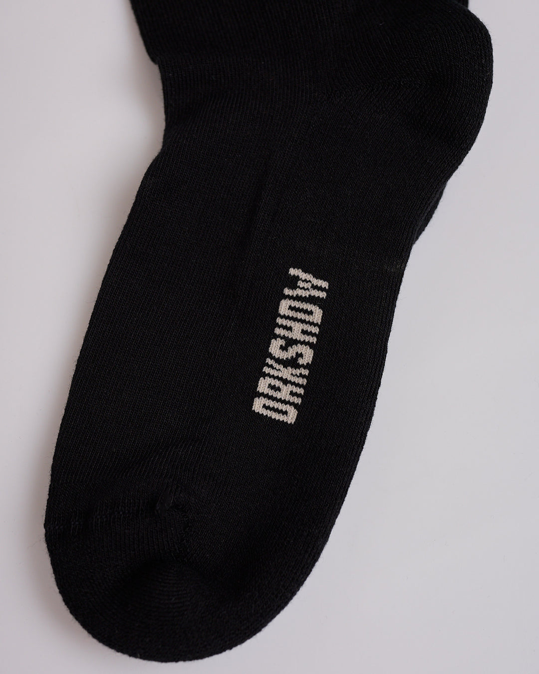 Rick Owens DRKSHDW Knee High Temple Sock Black Pearl