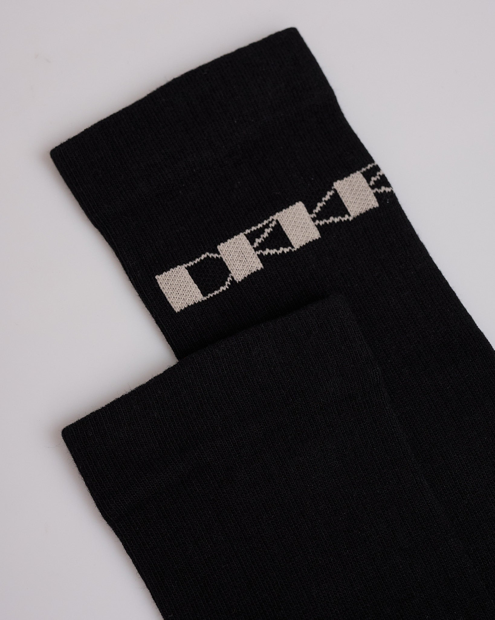 Rick Owens DRKSHDW Knee High Temple Sock Black Pearl – LESS 17