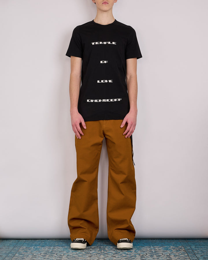 Rick Owens DRKSHDW Level T-Shirt Temple Graphic Black Milk