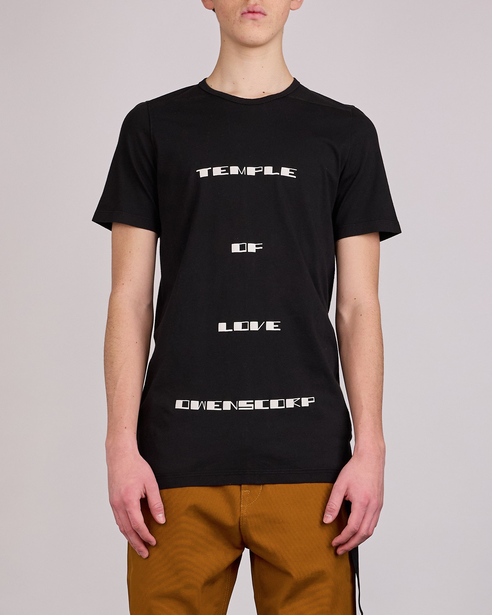 Rick Owens DRKSHDW Level T-Shirt Temple Graphic Black Milk – LESS 17